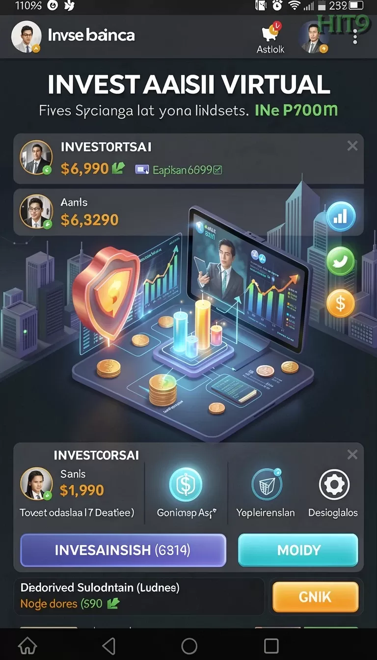 Cuplikan layar MILO4D — menu navigasi