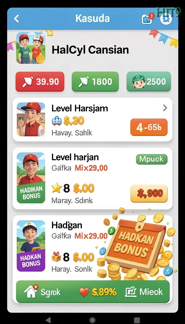 Cuplikan layar RAJASTAR — halaman utama